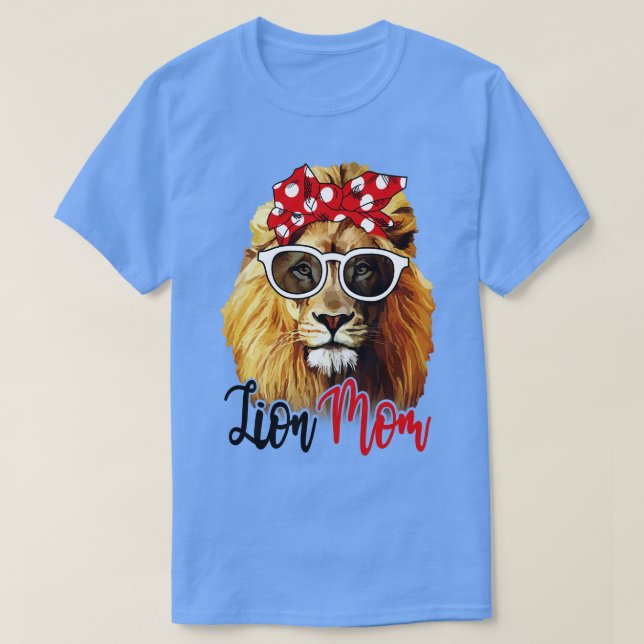 Camiseta Lion Shirt Lion Mãe Bandana (Frente do Design)