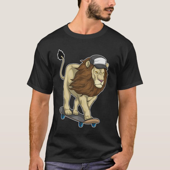 Camiseta Lion Skater (Frente)