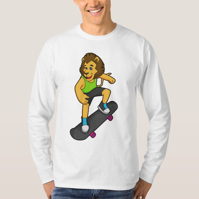 Camiseta Lion Skater (Frente)