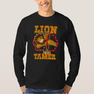 Camiseta Lion Tamer Performer Acrobatics Lion Circus