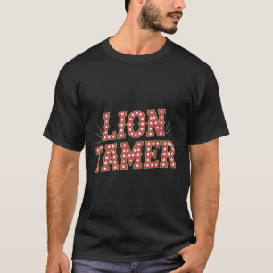 Camiseta Lion Tamisa Men Mulheres Roupa Ringmaster