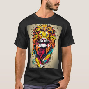 Camiseta Lion Tee de Raiva: Solte o assassino!