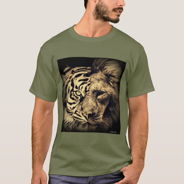 Camiseta Lion Tiger 2in1 T Shirt (Frente)