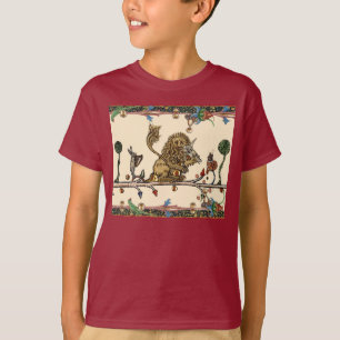 Camiseta Lion Violinista MÚSICA BESTIAL MEDIEVAL,
