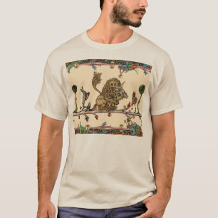 Camiseta Lion Violinista MÚSICA BESTIAL MEDIEVAL,