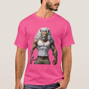 Camiseta Lion Warrior - Ícone de Fantasia Urbana
