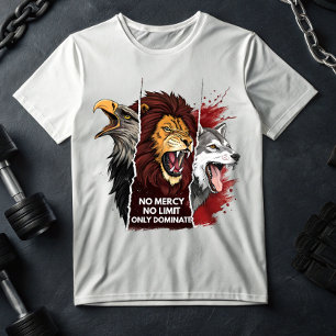 Camiseta Lion Wolf Eagle – Savage Beast Mode Acade