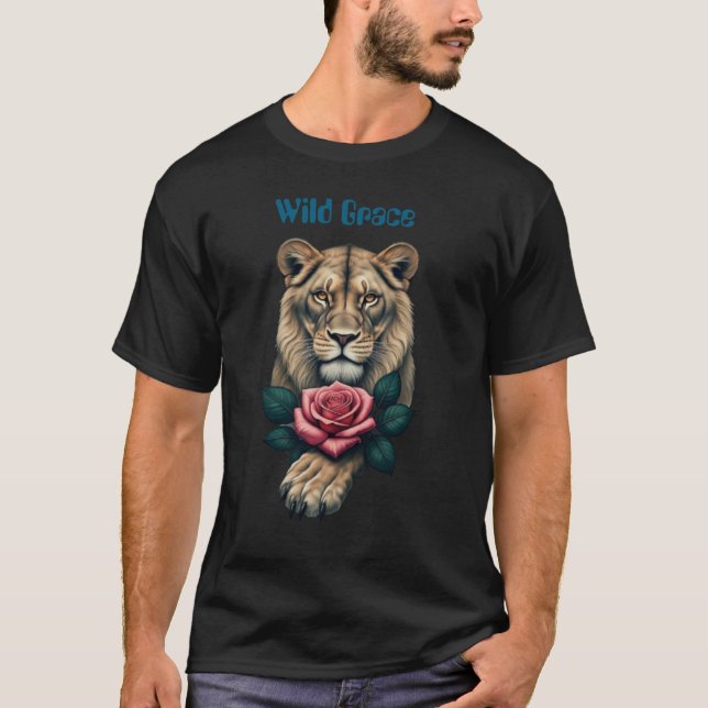 Camiseta Lionesidade e Rosa (Frente)