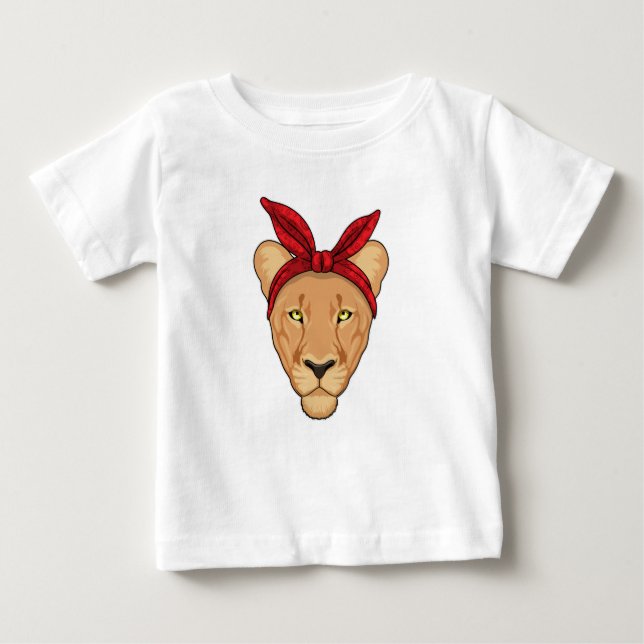Camiseta Lioness com Bandana (Frente)