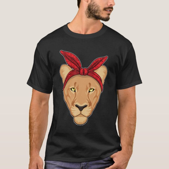 Camiseta Lioness com Bandana (Frente)