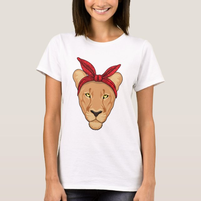 Camiseta Lioness com Bandana (Frente)