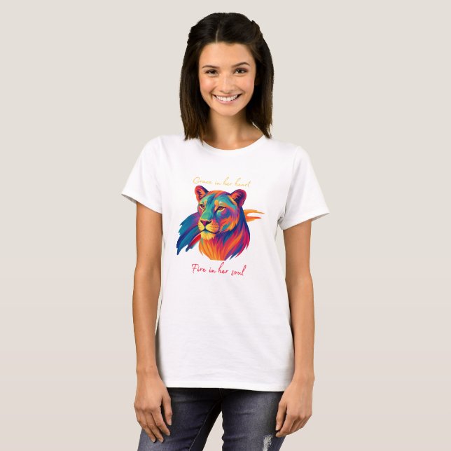 Camiseta Lioness Grace (Frente Completa)