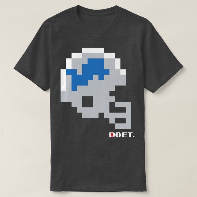 Camiseta Lions Tecmo Bowl Helmet (Frente do Design)