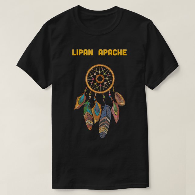 Camiseta Lipan APACHE Nativo Americano - Catcher de Sonhos  (Frente do Design)
