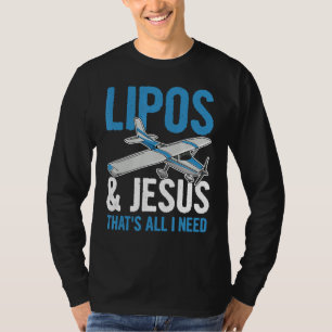 Camiseta Lipos e Jesus É tudo que preciso de uma citação pa