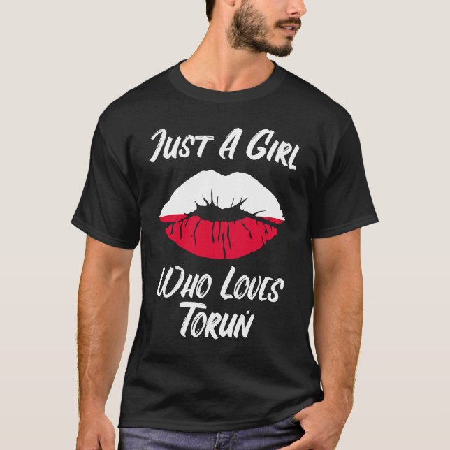 Camiseta Lips Mouth Love Polish Flag Thorn (Frente)