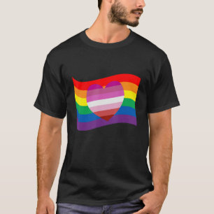 Camiseta Lipstick Lesbian Heart Lgbtq Gay Rights Orud