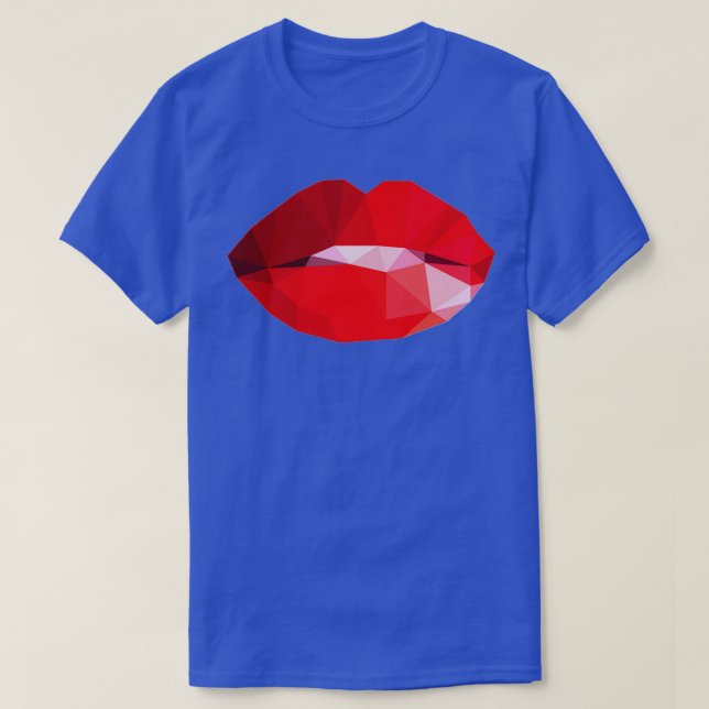 Camiseta Lipstick lips (Frente do Design)