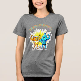 Camiseta Liquid Strength – Funny Juice & Water Muscle Desig