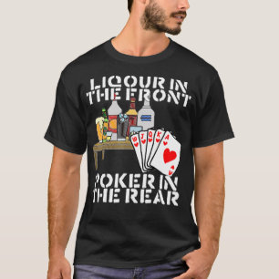 Camiseta Líquido No Poker Frontal Na Parte Traseira _1