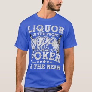 Camiseta Liquor No Poker Da Frente No Retorno Do Texas