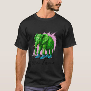 Camiseta Lirili Larila Cacto Italiano Divertido Meme Elefan