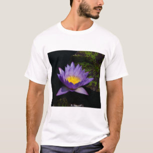 Camiseta Lírio D'água Lótus Roxo