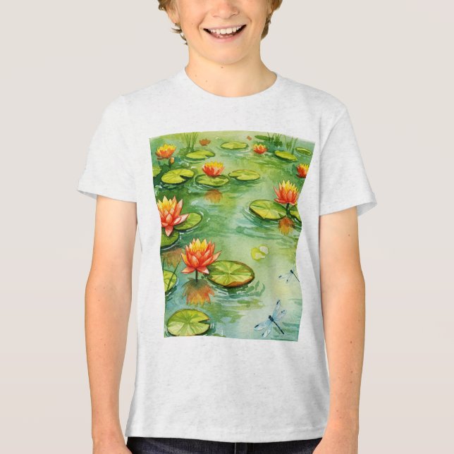 Camiseta Lírio de água (Frente)