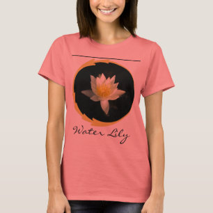 Camiseta Lírio de água branca/Lotus