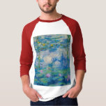 Camiseta Lírios, 1916-1919, por Claude Monet<br><div class="desc">Claude Monet - Waterlily,  1916-1919. Oscar-Claude Monet (1840-1926) foi pintor e fundador francês da pintura impressionista que é vista como um precursor chave do modernismo,  especialmente em suas tentativas de pintar a natureza à medida que a percebia.</div>