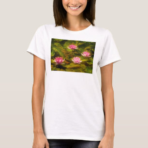 Camiseta Lírios de água artística, Califórnia