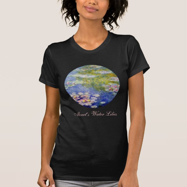 Camiseta Lírios de água de Monet (Frente)