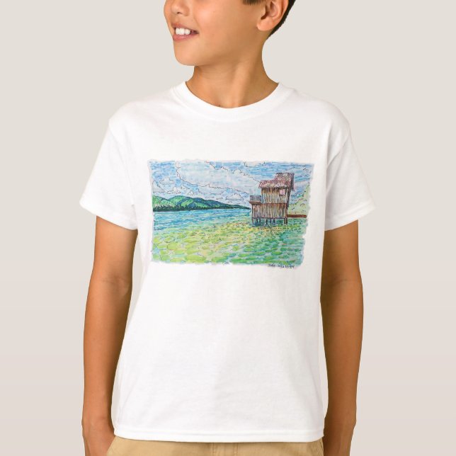 Camiseta Lírios no Lago (Frente)