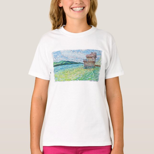 Camiseta Lírios no Lago (Frente)