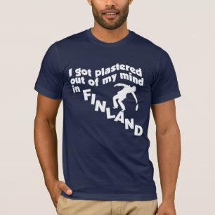 Camiseta lisa na Finlândia