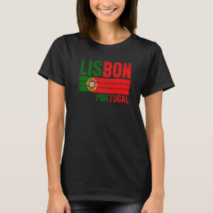 Camiseta Lisboa Portugal Bandeira Mulheres Portuguesas Cria