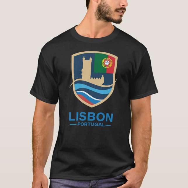 Camiseta Lisboa Portugal Europa (Frente)