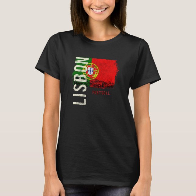 Camiseta Lisboa Portugal Europa (Frente)