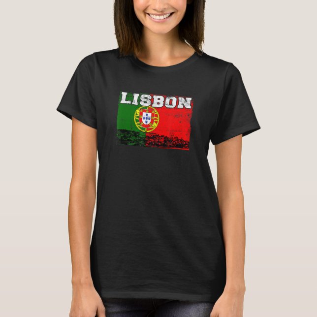 Camiseta Lisboa Portugal Europa (Frente)