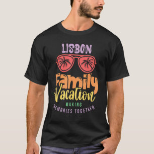 Camiseta Lisboa Portugal Férias Familiares Filiares Fósforo