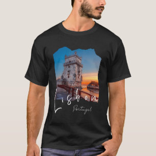 Camiseta Lisboa Portugal Torre Belem Portuguesa Lisboa