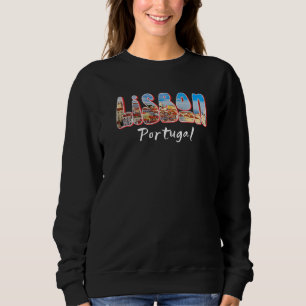 Camiseta Lisboa Portugal Tram Souvenirs Português Lisboa L