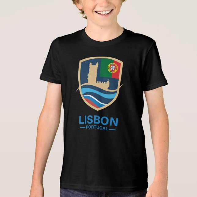 Camiseta Lisbon Portugal Europe (Frente)