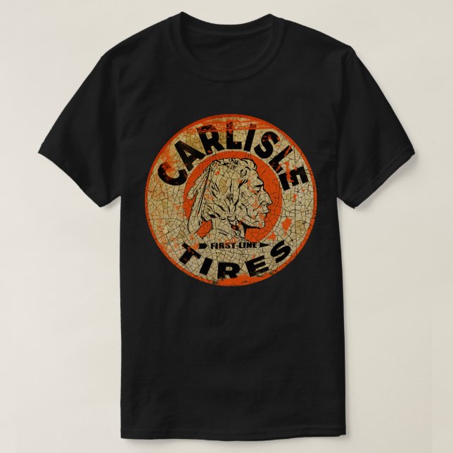 Camiseta lisle Tires (Frente do Design)