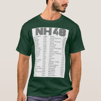 Camiseta Lista de 48 4000 pés NH