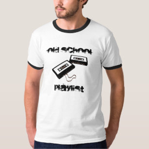 Camiseta Lista de canções da velha escola
