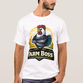Camiseta lista de chefes da fazenda