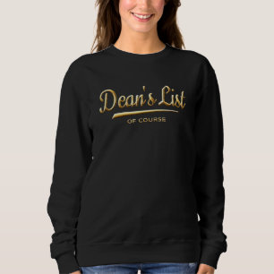 Camiseta Lista De Deans, Claro, Reconhecimento Dourado De E