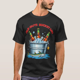 Camiseta Lista de Desejos de Cerveja e Pesca para Velhos