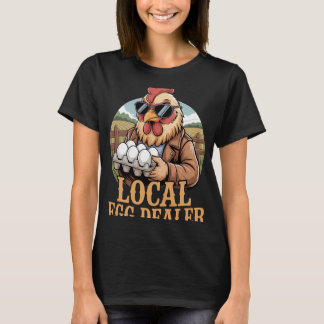 Camiseta Lista de Distribuidores Locais de Ovos Fazendeiro 